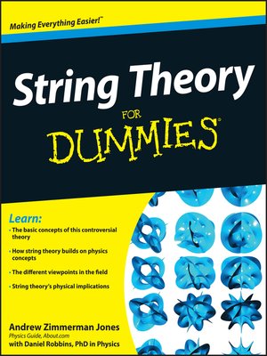 cover image of String Theory for Dummies